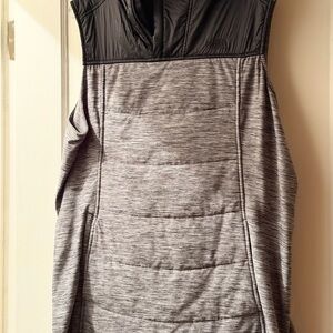 The North Face Black and Gray vest